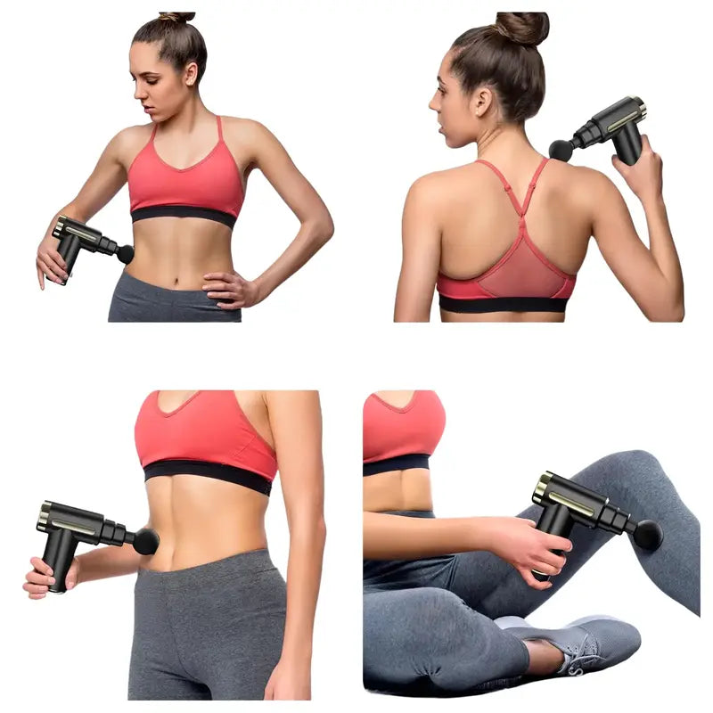 Mini Massage Gun Portable Handheld Fascia Gun Massage Machine, 1 Piece Body Hand & Foot Electric Massager, Relieve Anxiety Body Care Massage Machine, Adjustable Comfort Massaging Tool for Men & Women, Muscle Relaxing Electrical